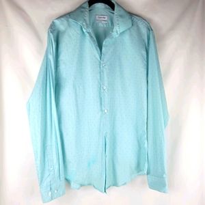 Calvin Klein Extreme Slim Fit Blue Dress Shirt